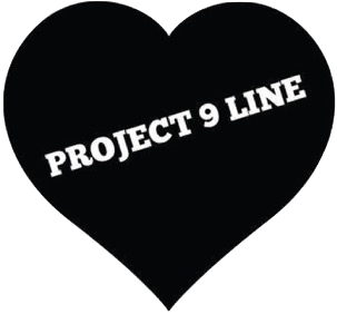 Project 9 Line Heart Logo